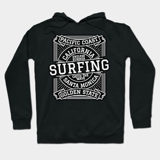 Surfing Santa Monica Hoodie